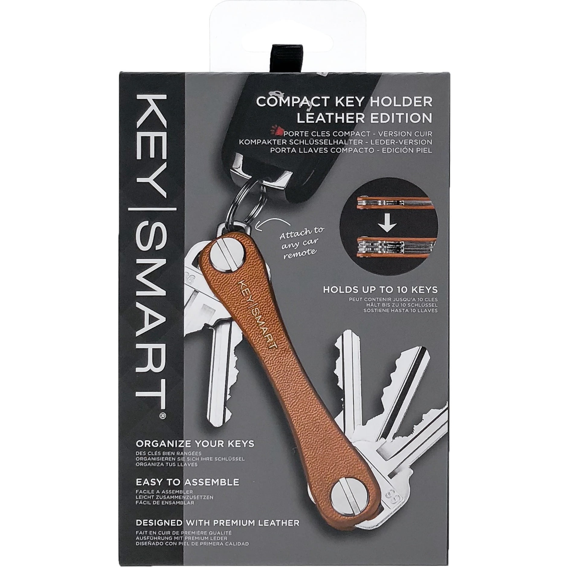 KEYSMART Key Holder for Keychain Compact Key Organizer for Key