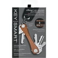 thumbnail image 3 of KEYSMART Key Holder for Keychain - Compact Key Organizer for Key Chain, Minimalist Clutter-Free EDC Keychains, Key Ring for Car Fobs Key Chains, Expandable (Up to 8 Keys, Brown Leather), 3 of 7