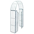 thumbnail image 4 of SAFAVIEH Jaida Outdoor Patio Traditional Arbor, Antique Blue, 4 of 9
