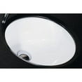 thumbnail image 3 of Avanity CUM18WT 18 In. Oval Undermount Vitreous China Sink in White, 3 of 3