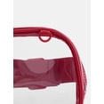thumbnail image 4 of No Boundaries Women's Game Day Clear Fanny Pack, Red, 4 of 5