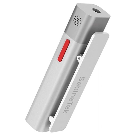 SabineTek SmartMike  True Wireless Stereo Mic for Content Creators - White