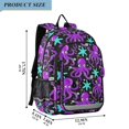 thumbnail image 2 of ALAZA Octopus Starfish Purple-s1 Laptop Backpack Purse Travel Bag Casual School Bookbag Rucksack for Women Men, 2 of 6