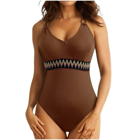 Summer Fashion Tankini Swimsuits for Women Plus Size Sexy Solid Color Bikini With Strapless Clearance Under 10$!
