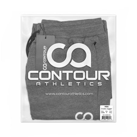 Contour Athletics Pantalon de Jogging pour Hommes Cruise Sweatpants pour Hommes avec Poches à Fermeture Éclair Ca1003-Sg Gris