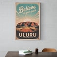 thumbnail image 6 of Retro Uluru Ayers Rock Poster Inspirational Motivational Vintage Travel Wall Art for Classroom Library Home Office Canvas Poster, 6 of 8