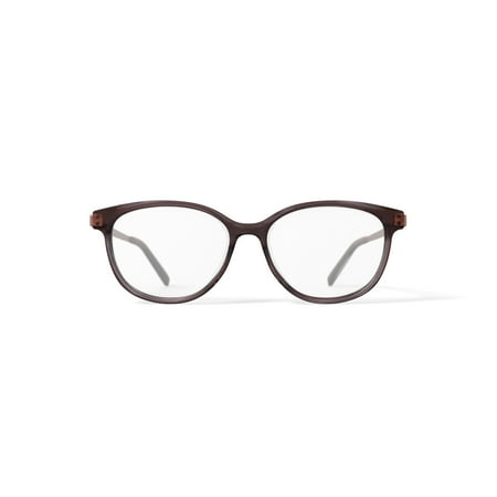 Bio Eyes Women's BE222 Calla Round Prescription Eyeglasses with Case, Brown