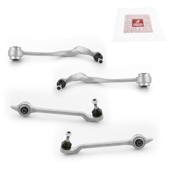 Metrix Premium Chassis Parts - 4 PC Lower Forward & Rearward Control Arm Kit Fits 01-03 BMW 525i, 01-03 530i, 99-00 528it, 97-00 528i, Replacement RK90418, RK90419, RK80530, RK80529