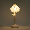 thumbnail image 5 of White 60W Table Lamp Flower-shaped Table Lamp Bedside Desk Light Night Light Fixtures, 5 of 24