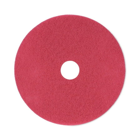 Boardwalk BWK4021RED 21 in. Diameter Buffing Floor Pads - Red (5/Carton)