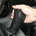thumbnail image 1 of COOPHYA Parking Brake Cover Stick Shift Cover Pu Black Protection For Car Interior 1Pack, 1 of 8