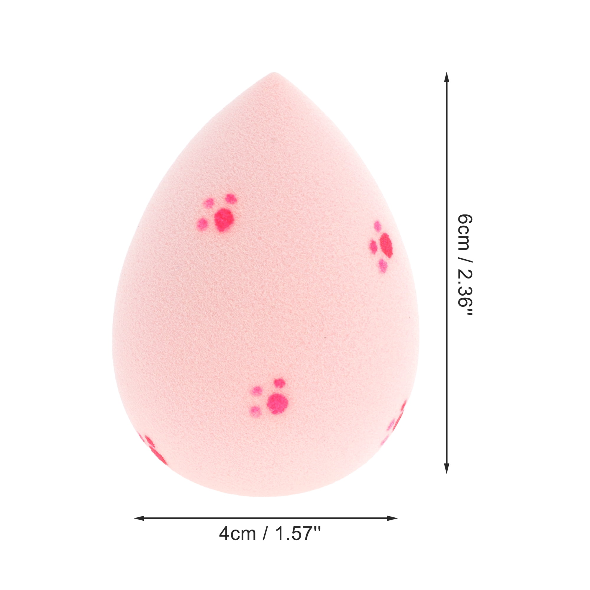 Unique Bargains 1 Pc Cat Paw Face Makeup Sponge Pink