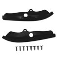 thumbnail image 4 of funtasica Front Bumper Lip Spoiler Accessory Corner Protector for 2015-2021 Black, 4 of 9