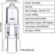 thumbnail image 5 of 10pcs G4 Halogen Bulb 35w 12v Dimmable Capsule Bulb Gy6.35 Landscape Light For Under Cabinet, 5 of 5