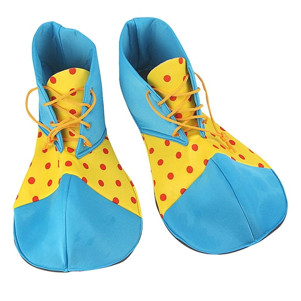 Zapatos de para adultos, disfraces, recuerdos de fiesta, conjunto de carnaval, zapatos de arcoíris C Yuyangstore Zapato disfraz payaso