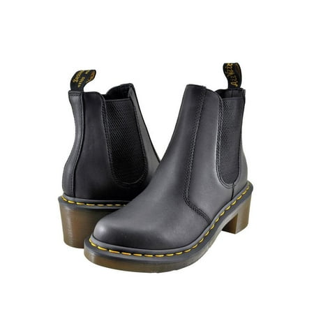 Dr Martens Black Boots - Dr. Martens Cadence Women's Shoes Chelsea Boot 15283001 Black Greasy