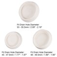 thumbnail image 4 of Uxcell 43mm/47mm/51mm 3 Sizes Rubber Sink Drain Stopper Plug 1Set (6 Pieces), 4 of 5