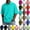 04# Cyan, variant on Tall Collared polo shirts Short Sleeve Shirt for Men , Casual Fit Top for Work, Tennis & Golf Light pink M