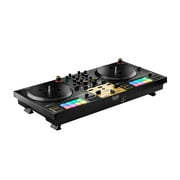 Hercules DJ DJControl Inpulse T7 Premium Edition 2-Channel Motorized DJ Controller With Premium Fader Module and Travel Bag - Gold