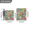 thumbnail image 6 of Yayeee Throw Blanket for Couch Soft Warm 50" x 60" Sofa Chair Bed Decoration, Floral Pattern, 6 of 7