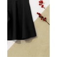 thumbnail image 6 of YONGHS Girls 3 Piece Bikini Bathing Suit Swimsuit Swimwear Cropped Tankini with Swim Skirts Black 8Y/130, 6 of 6