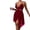 Wine# lingerie for women, variant on Sheer Lingerie for Women Trendy Asymmetrical Hem Midi Cami Classic Deep V Neck Adjustable Spaghetti Straps Sleep Dress Slip Dress Black S