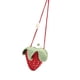 thumbnail image 4 of Bolsa de fresa de punto a mano mini bolso de hombro para compras de fiesta de uso diario, 4 of 9