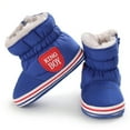 thumbnail image 4 of Baby Boys Girls Snow Boots, Toddler Infant Winter Warm Waterproof Prewalker Crib Shoes, 4 of 7