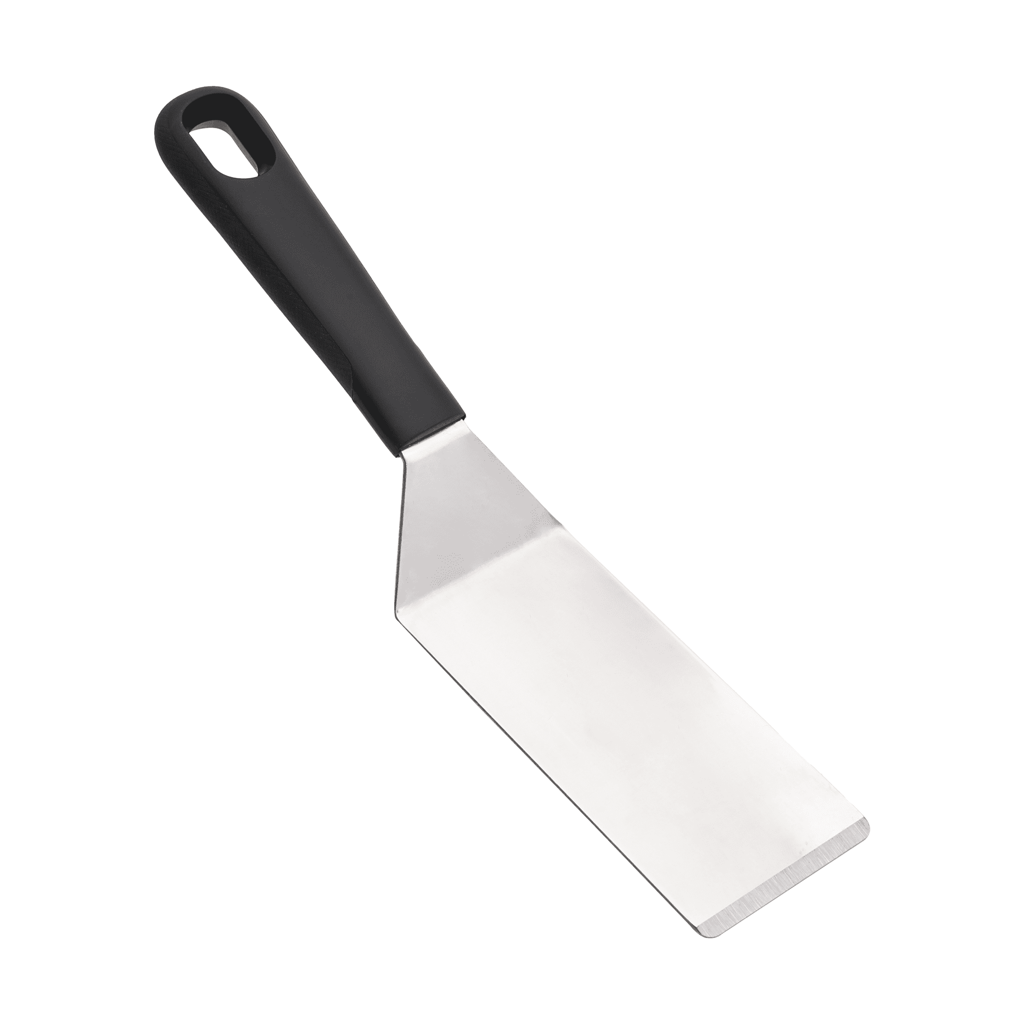 Mainstays Stainless Steel Mini Dessert Spatula with Softgrip Handle for Serving Pancakes or Desserts