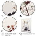 thumbnail image 3 of Designart "Red Minimalism gracefulness In Pottery III" Abstract Still Lifes Floater Framed Wall Art Print, 3 of 7