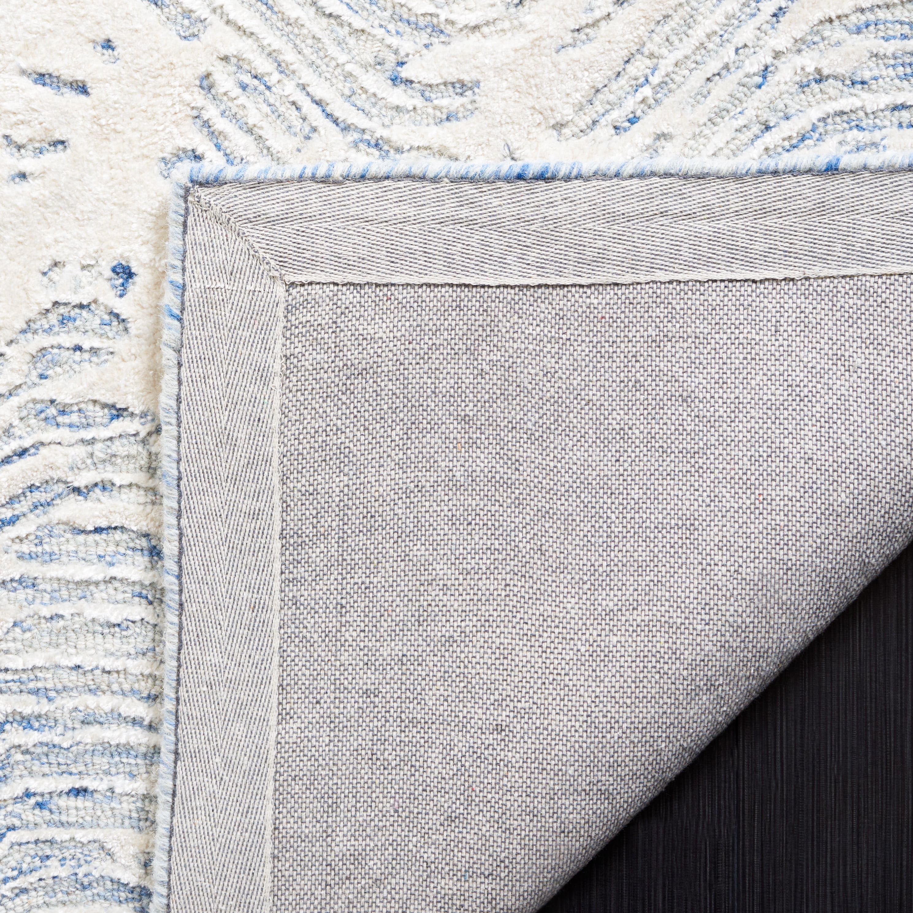 SAFAVIEH Glamour Tashi Abstract Area Rug, Blue/Ivory, 8' x 10'