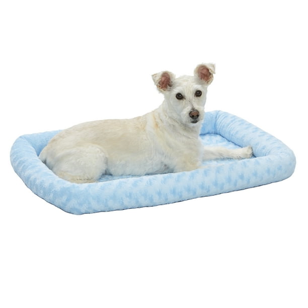 MidWest Quiet Time Pet Bed & Dog Crate Mat, Powder Blue, 30" Walmart