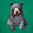 thumbnail image 3 of CafePress - Pocket Black Bear Women's Dark T Shirt - Women's Traditional Fit Dark T-Shirt, 3 of 4