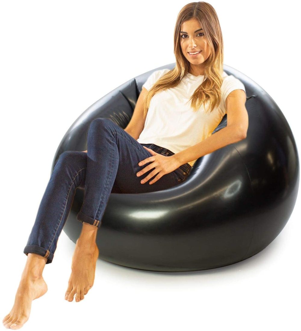 BloCHair Inflatable Chair Metallic Black