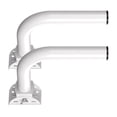 thumbnail image 4 of 2 soportes de puente inalámbricos de acero inoxidable ajustables a 150°, accesorio universal para montaje en poste J, 4 of 14
