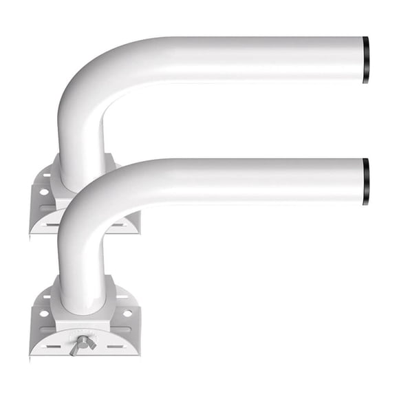 Soporte De Puente Inalámbrico, 2 Piezas De Antena De ángulo Ajustable J Soportes De Poste Impermeable Fácil Instalación Antideslizante Fijación Firme Para Exteriores