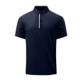 thumbnail image 2 of pstuiky Mangas cortas para hombre, Camisa/camiseta informal de verano para hombre con solapa y botones lisos para uso diario y al aire libre ropa de hombre xxxxxl, 2 of 8