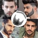 thumbnail image 5 of Barba postiza realista de cabello humano 100 % atada a mano, color negro, para hombres, maquillaje, entretenimiento y teatro, 5 of 5