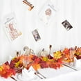 thumbnail image 3 of 1 Pack Fall Garland Maple Leaf, 5.9Ft/Piece Hanging Vine Garland Artificial Autumn Foliage Garland Thanksgiving Decor for Home Wedding Fireplace Party Christmas (Brown), 3 of 7