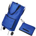 thumbnail image 1 of Kpamnxio Clearance, Home Textile, Home Textile Storage 2 in 1 Foldable Shopping Cart Folding Shopping Cart Folding Tug Cart Shopping Navy, 1 of 8