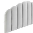 thumbnail image 4 of Modway Veronique King/California King Performance Velvet Headboard in Light Gray, 4 of 9