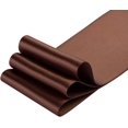 thumbnail image 3 of GFDYREE 2" Inch Double Faced Satin Ribbon Brown Solid Polyester Craft Ribbon - 25 Yards Perfect for Gift Wrapping, Crafts, Wreath, Wedding Party Ceremony Decoration, Floral Arrangement, Sewi, 3 of 7