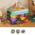 thumbnail image 2 of Dustproof Building Block Storage Box Parts Classification Compartment Packing, 2 of 6