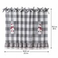 thumbnail image 3 of Oven Skirt Curtain with Tie Top, Farmhouse Decorative Stove Door Panel Curtain, Rustic Kitchen Decor for Country Home Kitchen Decoration, 3 of 6