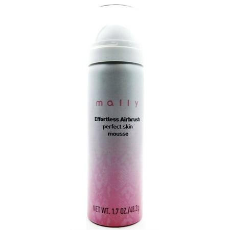 Mally Effortless Airbrush Perfect Skin Mousse medium 1.7 Oz.