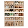 thumbnail image 3 of Citylife Shoe Storage Organizer with Clear Doors Portable Foldable 24Pairs 6 Tiers, 3 of 6