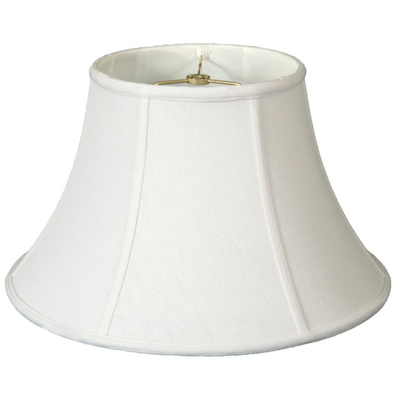 Royal Designs 16" Shallow Bell Lamp Shade White