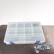 thumbnail image 4 of Caja de almacenamiento Transparente Likrtyny para Pendientes cuentas Plástico PP 6/7/8/10 rejillas, 4 of 9