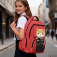 thumbnail image 5 of HELLHERO Water Resistant Bookbag for School Elementary School, Polyester traspirante Kids Backpack, Stacked Cats in Love, 5 of 6