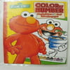 Sesame Street Color By Number Coloring Book.
